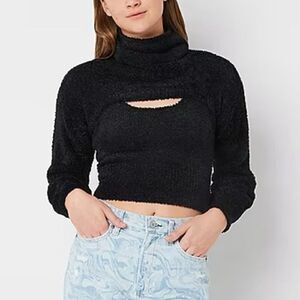 Arizona Womens Turtleneck Long Sleeve Sweater Set Juniors XL